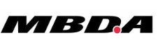MBDA logo with a red dot after the D
