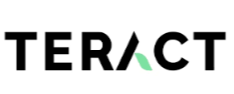 TERACT logo with a green triangle accent replacing the letter A in the wordmark.