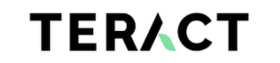 TERACT logo featuring a teal stylized green A in the word TERACT